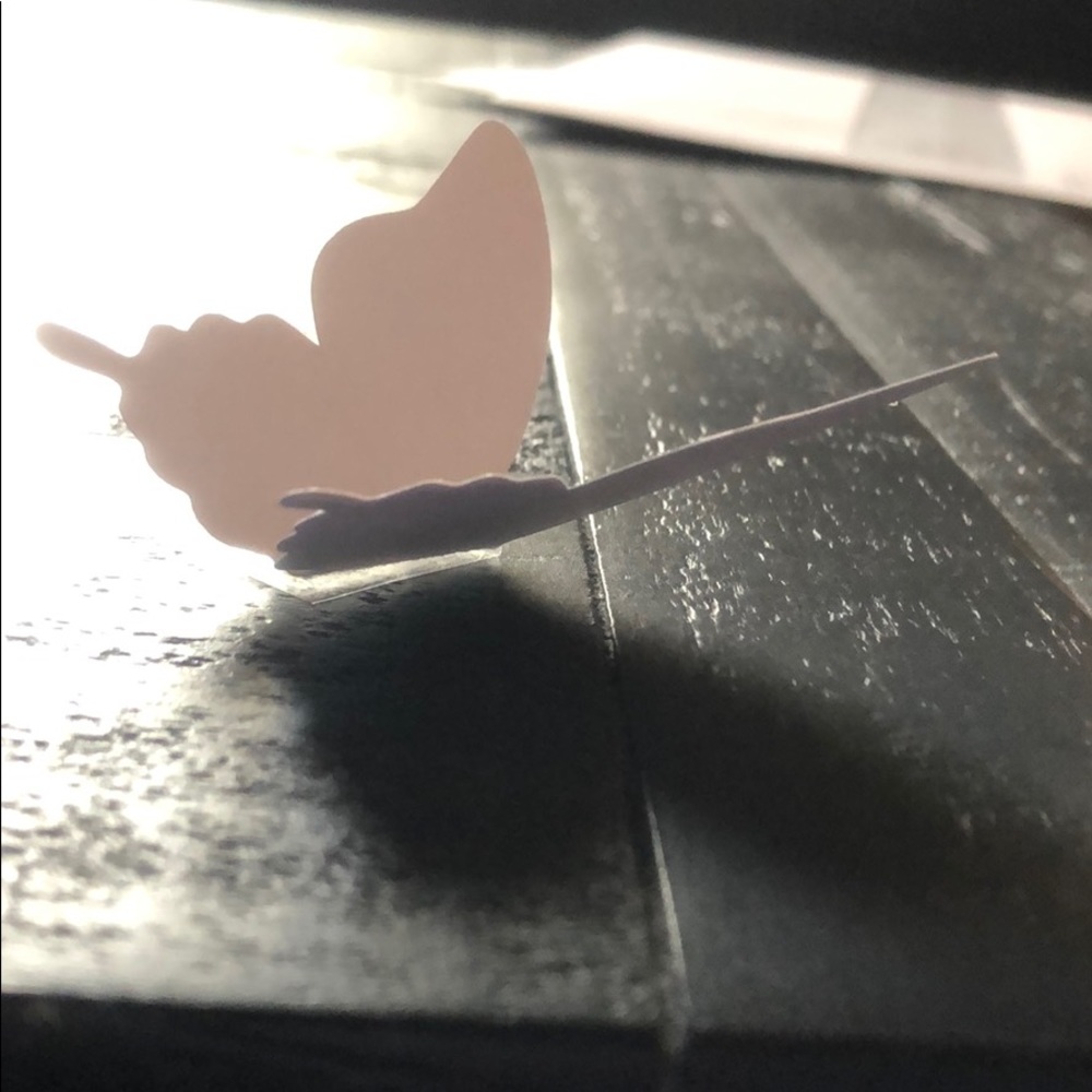 Decorative butterfly 3D sticker